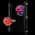 Fish Tank Divider, Transparent Acrylic Separator Plate with Suction Cups for Aquarium, Aquarium Divider Grid, Fish Tank 