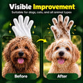 Petazy Pet Glove Wipes for Dogs & Cats – Hypoallergenic Thick Cleaning Gloves with Aloe & Coconut Oil for Paws, Face, Ears & Butt, Instant No Rinse Grooming Wipes to Deodorize and Hydrate, 25 Pack