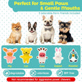 LECHONG 5 Pack Latex Dog Toys for Small Dogs – Squeaky Squeeze Toys, Puppy Teething Chew Toys, Soft Rubber Pet Toys, 4.7
