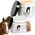Horse Skin Summer Protection Bundle | Includes Pure Sole Horse Sunscreen Cream (8 oz) and Bug Off Balm (8 oz) | Helps Pr