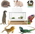 Hamster Cage & Guinea Pig Cages, Acrylic Cage for Small Animal Pets, Large Transparent Gerbil Cage and Habitats, Hedgeho