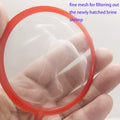 YUWIXMOX Baby Brine Shrimp Net Artemia Copepod Sieve for Scoop Out Artemia Eggs Random Color (Round 5 Pieces)