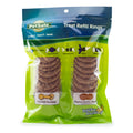 PetSafe Rawhide Treat Ring Refills, Variety Pack, Size B, Original Rawhide and Peanut Butter Flavor, Replacement Treats Busy Buddy Treat Ring Holding Toys