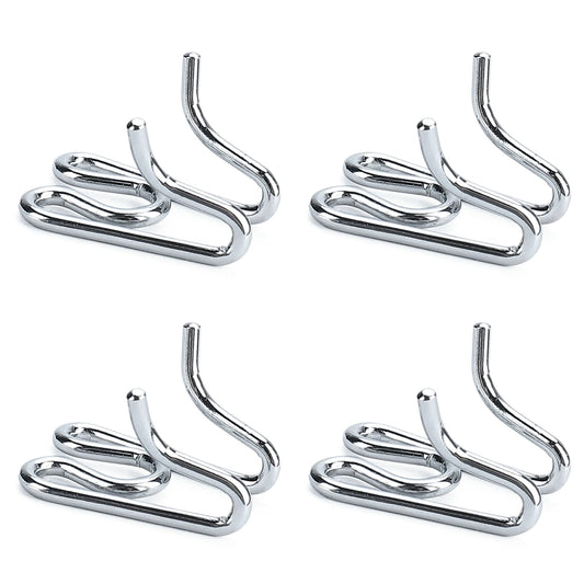 JIPIMON Dog Collar Extra Links Designed for Training Collars (4 Pack) Steel Chrome Plated Dog Training Collar Links (3.20mm, Silver)
