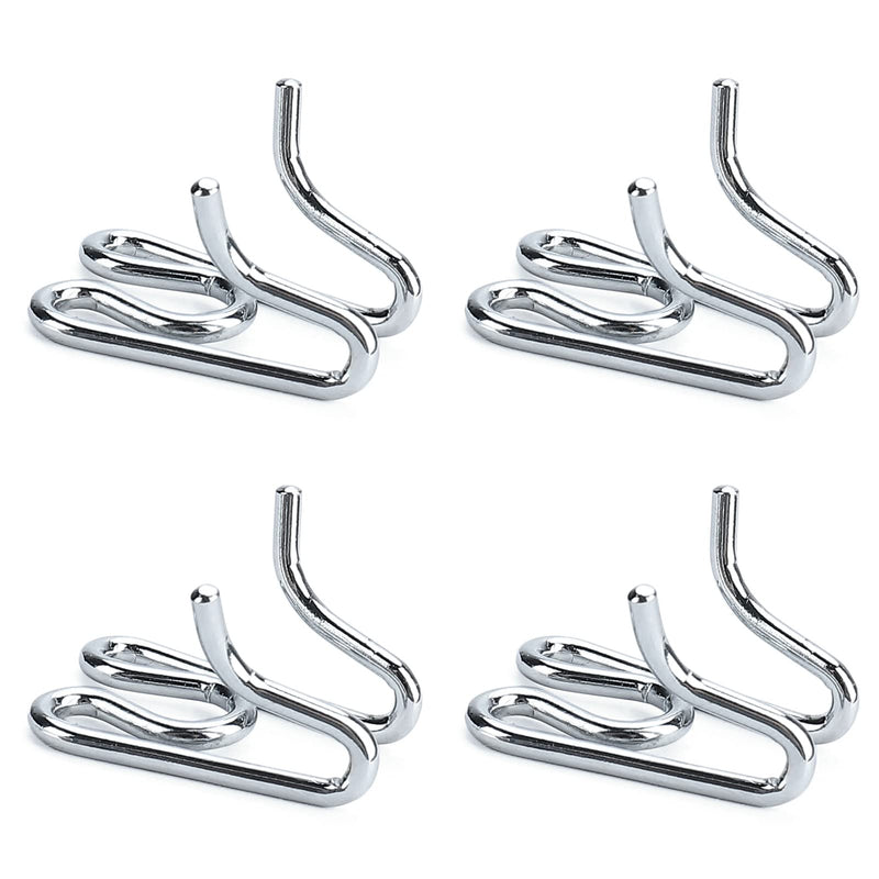JIPIMON Dog Collar Extra Links Designed for Training Collars (4 Pack) Steel Chrome Plated Dog Training Collar Links (3.20mm, Silver)
