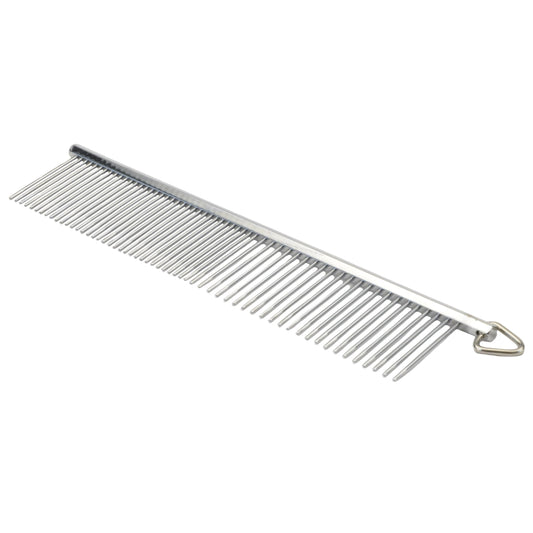 Coastal Pet Safari Dog Grooming Comb for Medium and Coarse Coats - Extra-Long Rotating Teeth - Undercoat Rake for Coarse Coats - 7 1/4"