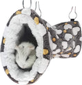 LEFTSTARER Guinea Pig Accessories Sugar Glider Cage Accessories Hamster Rat Toys Ferret Hammock Hanging Tunnel for Small