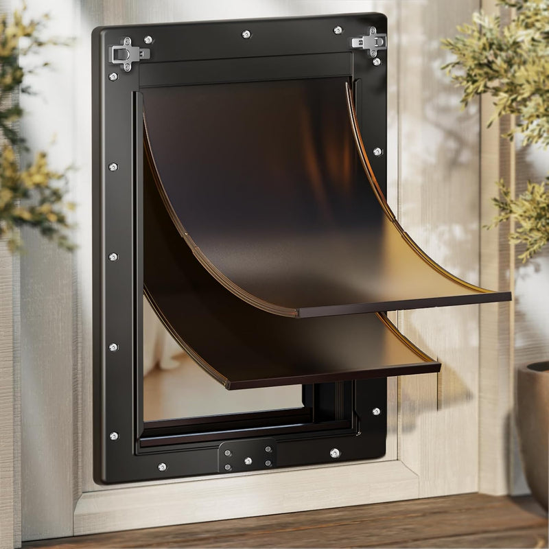 Plastic Dog Door, XLarge Doggy Door for Door