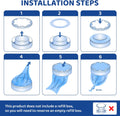 12er-Pack Refill Bags, Cat Litter Refill Bags, Diaper Refills, With Excellent Sealing and Toughness, The Refill Bag is C