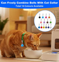ValueBargain 14 Pack Cat Bells for Collar, Cat Collar Bells Only with Keychain, Loud & Lightweight for Puppy, Kitten & Small Pets