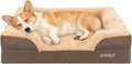 JOYELF Orthopedic Dog Bed for Medium Dogs, Foam Sofa Couch Bed, Bolster Pet Bed with Removable Washable Cover and Nonski