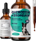 Quercetin with Bromelain for Dogs, Allergy & Seasonal Itch Relief Drops