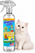 Absolutely Clean Litter Box Cleaner and Odor Eliminator, Eliminate Odors Quickly, Neutralizes Urine and Feces Odors in The Air and The Box, Make Litter Last Lon
