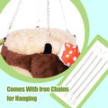 Guinea Pig Hideout Hamster Cage Accessories,Stump Style Soft Washable Hedgehog,Ferret,Rat Hammock for Cage,Chinchilla,Fe
