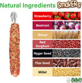 Vitapol Smakers Strawberry Treat Sticks for Parakeets & Budgies, 2 Pack