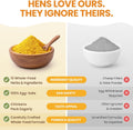 Golden Yolk Daily Egg Booster for Chickens - 1 LB Whole-Food Chicken Vitamins and Supplements - 13 Herbs with Marigold L