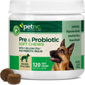 PetNC Natural Care Liver Flavor,Cheese Pre & Probiotic Soft Chews for Dog 120 ct (Pack of 1) (Packaging May Vary)