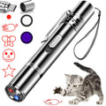 IVVTRYI Laser Pointer Cat Toys for Indoor, Rechargeable, 7 Adjustable Wand Red Light Pet Interactive Cat Mouse Toys to Keep Busyfor Kitten Dog Chase Play