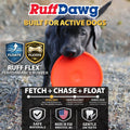 Ruff Dawg Ruff-Flex K9 Flyer JR Flying Disc Dog Toy, SM, Assorted Colors