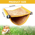 Warm Hamster Hammock House Mouse Rat Hanging Swing Bed Guinea Pig Cage Bedding Small Pet Animal Double Layer Cage Tent H