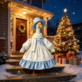 Christmas Porch Goose Outfits 23 Inch Goose Statue Winter Clothes