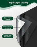 PawGiant 4x4ft 600D Outdoor Dog Kennel Cover Replacement with Drawstring