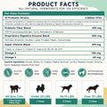 ZEBORA Probiotics for Dogs & Cats, Dog Probiotics for Digestive Health, 6 Billion CFUs Digestive Enzymes with Prebiotics, Omegas & Vitamins for Gut & Itchy - 120 Chews