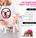KOESON Dog Calming Hoodie Adjusable No Shake Ear Wraps for Dogs, Grey S