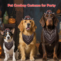 Haakong Cowboy Costume Set for Small Dog Cat Pet Mini Cowboy Hat Sunglasses with Bandana for Halloween Holiday Party Cosplay