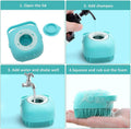 7pcs Pet Grooming Kit, Self-Cleaning Brush Shedding Kit with Nail Clipper, Flea Comb, Shampoo Bath Brush, Finger Toothbr