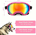 Dog Goggles for Medium Large Breed UV Protection Windproof Anti-Fog Eyewear