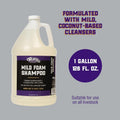 Weaver Leather Mild Shampoo, Gentle, Effective Coconut-Based Hide, Hair and Wool Shampoo, Daily Use, Cattle Show Supplie