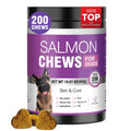 Omega 3 Skin and Coat Supplement for Dogs 200 Chews Dog Fish Oil Supplements with EPA & DHA Fatty Acids Dry Skin Relief for Dogs Shedding Allergy Itching Promotes Heart Hip Joint Health Chicken Flavor