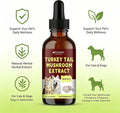 PENORAN Turkey Tail Mushroom Extract Drops for Dogs & Cats, Lipoma, Lumps, Bumps and Warts Treatment, Young Weak & Senior & Low-Vitality & Post-Surgery Pets - Liquid Extract Absorbs Quickly