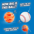 Chuckit! Air Fetch Ball, Large 3in, for Dogs 60-100lbs, 1 Pack