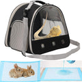 Small Animal Travel Carrier with Absorbent Pad Set, Pee Pad with Leak-Proof Quick-Dry Design for Guinea Pig,Portable Bea