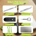 YtlponHuanYi Tick Removal Tool Set,8 in 1 Twister Kit with Stainless Steel Tick Remover&Tweezers,Portable Pocket Storage,Professional Tick Remover Set for Dogs,Cats,Humans,Outdoor,Camping