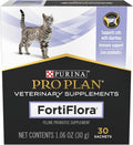 Purina Pro Plan Veterinary Supplements FortiFlora Cat Probiotic Supplement for Cats with Diarrhea 30 ct. Box (Pack of 2)