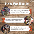 Four Oaks Farm Ventures, No Thrush Dry Powder Treatment for Horses - Wound Care, Scratches, Rain Rot, Mud Fever, Coat Is