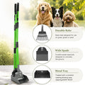 Pooper Scooper, Metal Poop Scoop with Tray, Rake, Spade for Large Small Dog