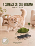 Interactive Cat Self Groomer: 3 Ways for Cats to Play While You Stay Busy