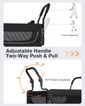 Heavy Duty Pet Stroller for Medium & Large Dogs with Ramp