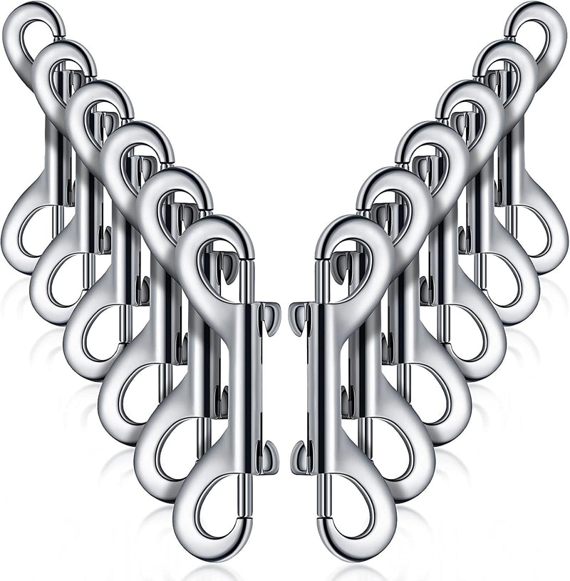 BBTO 12 Pcs Double Ended Bolt Snap Hooks for Dog Leash Horse,3.5 Inch
