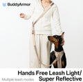 Hands Free Dog Leash Adjustable Versatile Crossbody Waist, Black