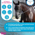 EQyss Premier Equine Horse Spray - Moisturizes Skin and Coat, Enhances Shine and Detangles, Prevents Dry Skin - Non-slip