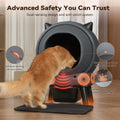 Automatic Litter Box, ZHMZ E2 Self Cleaning Litter Box for Multiple Cats