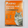 PUAINTA Addcool Plus Flea and Tick Prevention for Cats & Kittens, Professional Topical Treatment, 3 Monthly Doses, Fast-Acting Waterproof Cat Flea Drops