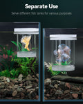 Pawfly Breeder Box for Fish Tank, Aquarium Fish Breeding Box, Floating Guppy Breeder Box, Baby Fish Separator for Aquari