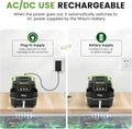 hygger Powerful Rechargeable Aquarium Air Pump, Adjustable Battery-Powered Oxygen Aerator for Fish Tank Emergency, Comme