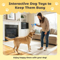 Interactive Dog Toys, Automatic Moving and Rolling Dogs Toy with Rope for Medium/Large Dogs, Interactive Dog Ball to Kee